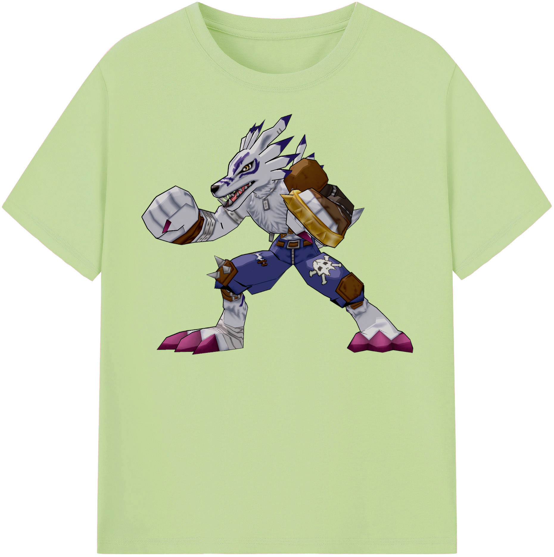 （画像用） Digimon デジタルモンスター/デジモン 綿100％半袖Tシャツ（フロントプリント）